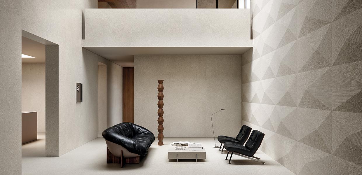 Gres Porcellanato Ergon Conceptstone Pietra Living Grey Nativa,grey Bocciardata,grey Scalpellata Immagine Gallery | Emilceramica Gres Porcellanato Ergon Conceptstone Pietra Living Grey Nativa,grey Bocciardata,grey Scalpellata Immagine Gallery | Emilceramica