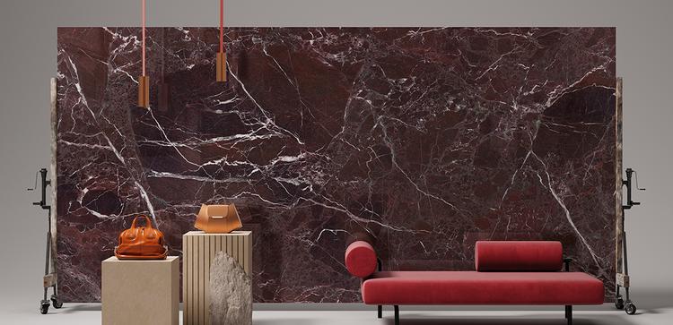 Level Marmi | Emilceramica Gres Porcellanato Level Level Marmi Marmo Spazi Commerciali Rosso Levanto Immagine Gallery | Emilceramica