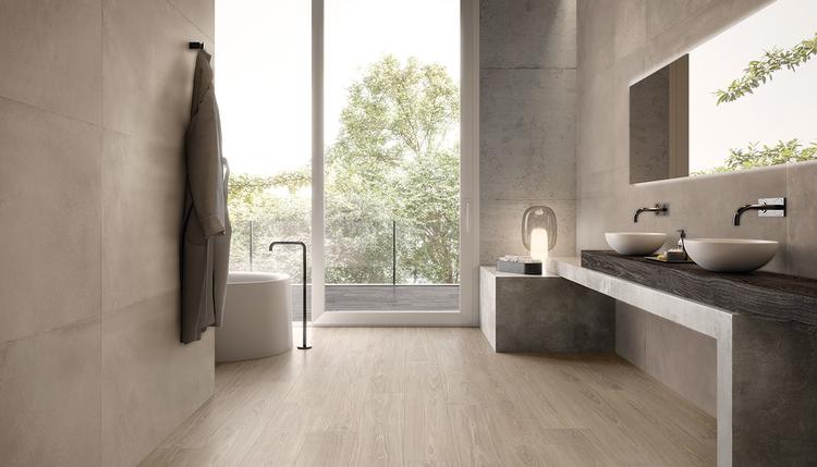Woodtouch | Emilceramica Gres Porcellanato Ergon Woodtouch Legno Bagno Corda Immagine Gallery | Emilceramica