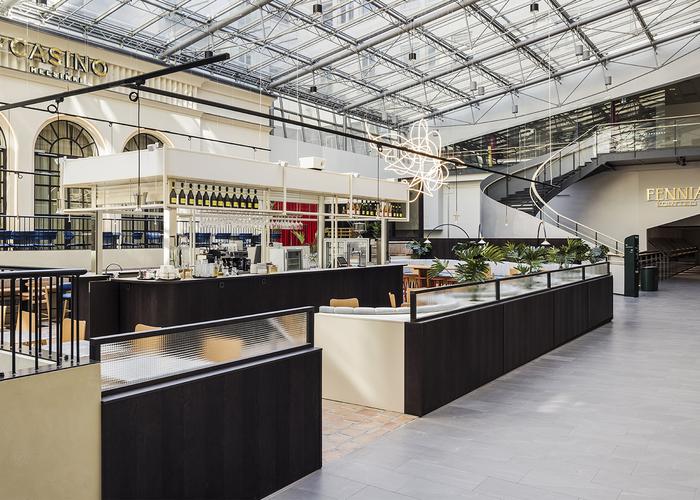 Fennia Food Court: un angolo di design nel centro di Helsinki
