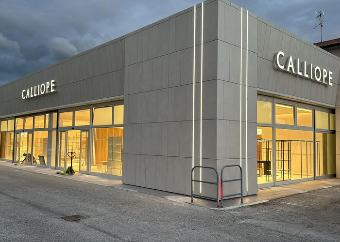 Calliope Store: facciate ventilate tra matericità e complessità tecnica