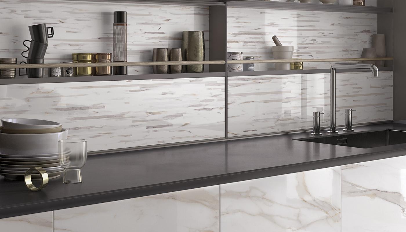 Tele Di Marmo Reloaded cucina bianco marmo 2561
