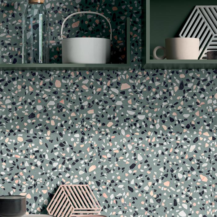 Piastrelle effetto terrazzo: eleganza moderna 151 Piastrelle effetto terrazzo: eleganza moderna 151