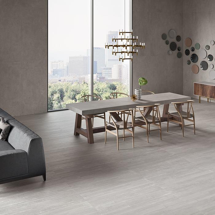 Stile minimal ed elegante: il gres porcellanato grigio 258