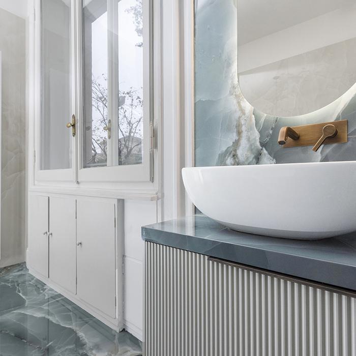 I nuovi bagni della casa dello Chef Max Mariola 434