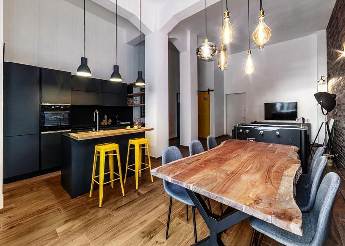 Un loft dal tocco italian style