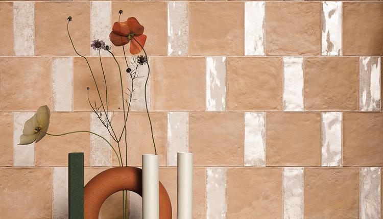 Forme | Emilceramica Gres Porcellanato Emil Forme Terracotta,brick Dettaglio Immagine Bianco Majolica Lux,rosato Fondo Immagine Gallery | Emilceramica