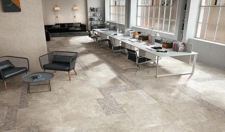 Heritage | Emilceramica Gres Porcellanato Viva Heritage Pietra Spazi Pubblici Beige Immagine Gallery | Emilceramica